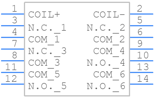 AG1S363 - Panasonic - PCB symbol