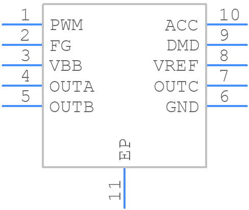 A5936GLKTR-T - Allegro Microsystems - PCB symbol