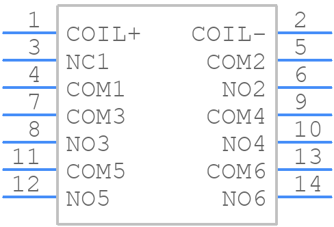 AG1S152E - Panasonic - PCB symbol