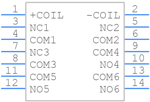 AG1S163 - Panasonic - PCB symbol