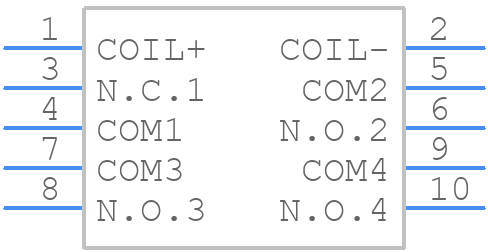 AG1S132 - Panasonic - PCB symbol