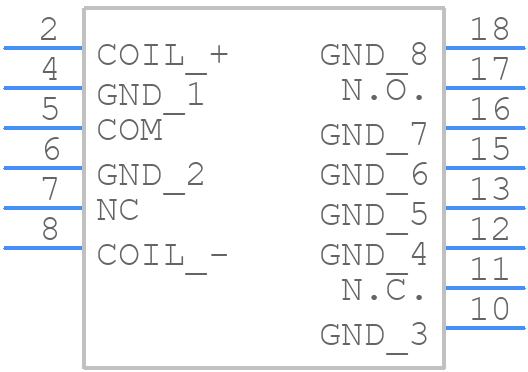 ARS35Y03X - Panasonic - PCB symbol