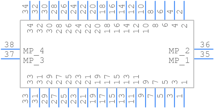 AXT534124A - Panasonic - PCB symbol