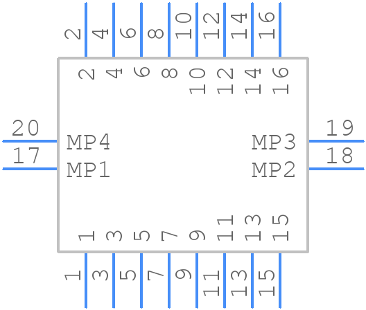 AXT616124A - Panasonic - PCB symbol