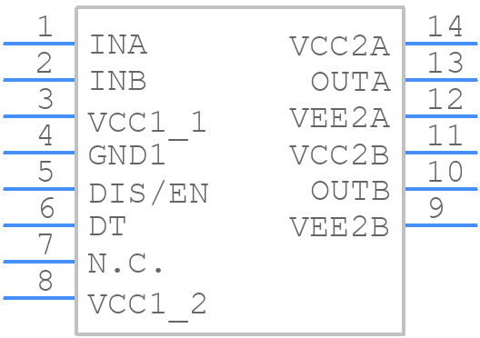 2EDR3142XQE - Infineon - PCB symbol