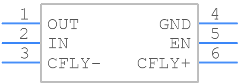 TPS60800QDRLRQ1 - Texas Instruments - PCB symbol