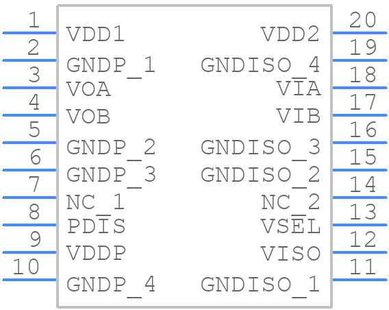 ADUM6212ARSZ - Analog Devices - PCB symbol