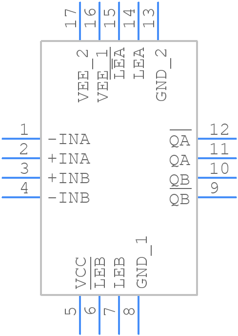 ADCMP563BCPZ-R2 - Rochester Electronics - PCB symbol