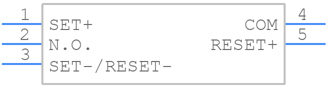 PRL2-5V-DC-1A - Same Sky - PCB symbol