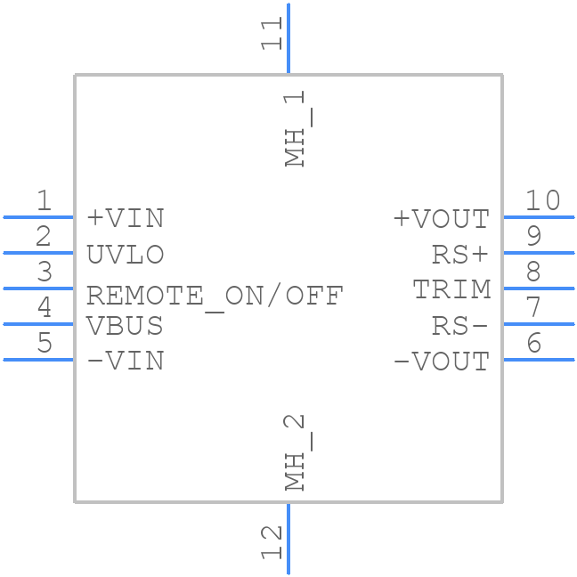 RQB60W12-110S05 - Mean Well - PCB symbol