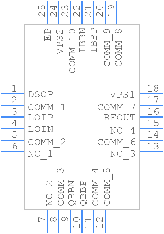 ADL5375-15ACPZ-WP - Analog Devices - PCB symbol