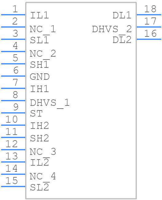 BTS7750GP - Infineon - PCB symbol