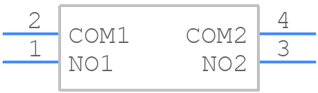 SD02H1SB - ITT CANNON - PCB symbol