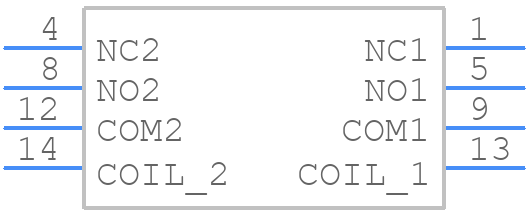RU2V-NF-D24 - Idec - PCB symbol