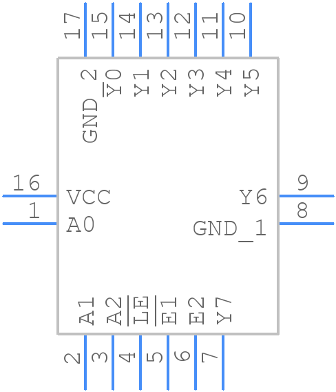 74HCS237BQ-Q100X - Nexperia - PCB symbol