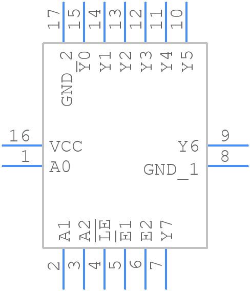 74HCS237BQX - Nexperia - PCB symbol