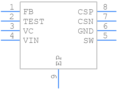 XL9005 - XLSEMI - PCB symbol