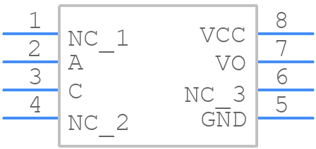 SFH6721T - Vishay - PCB symbol