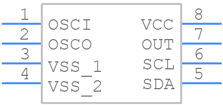 M41T0M6E - STMicroelectronics - PCB symbol