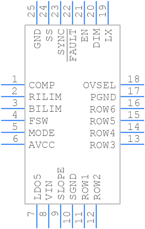 PM6600 - STMicroelectronics - PCB symbol