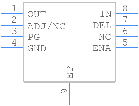NCV8737ADN500R2G - onsemi - PCB symbol
