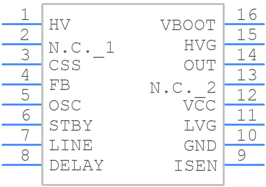 STNRG599ATR - STMicroelectronics - PCB symbol
