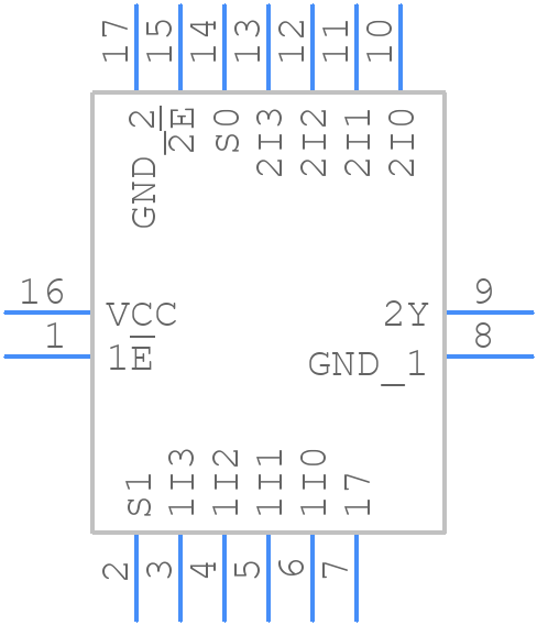 74HCS153BQ-Q100X - Nexperia - PCB symbol