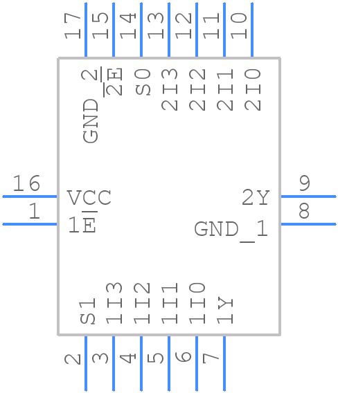 74HCS153BQX - Nexperia - PCB symbol