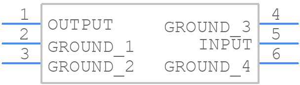 TA2219A - TAI-SAW Technology - PCB symbol