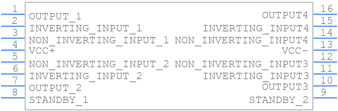 TSH75CPT - STMicroelectronics - PCB symbol