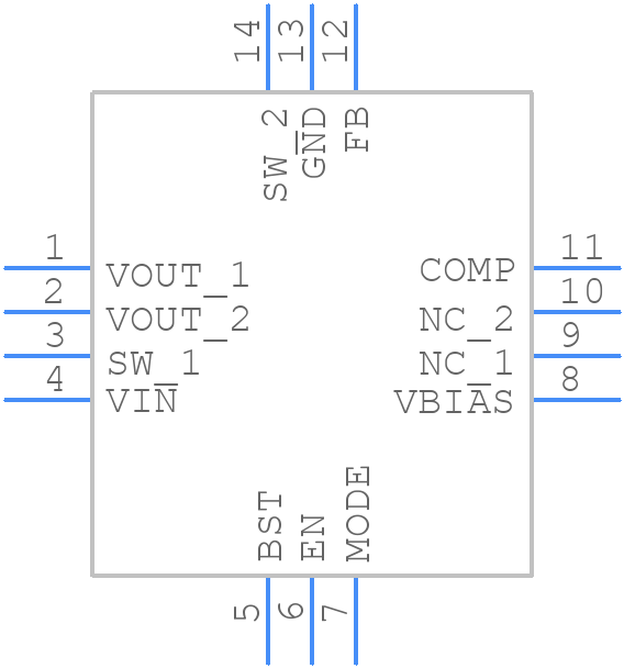 TPS61372LVARR - Texas Instruments - PCB symbol