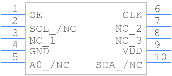 SIT5346AE-FQ-33N0B26.000000 - SiTime - PCB symbol