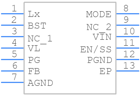 XC9711A7586R-G - Torex - PCB symbol