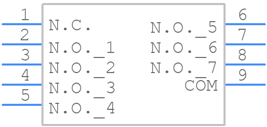 50KSP45-01A08N - Grayhill - PCB symbol