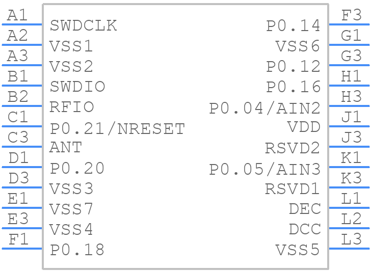 HY0021 - FDK - PCB symbol