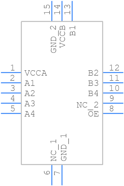 TXB0104QWBQARQ1 - Texas Instruments - PCB symbol