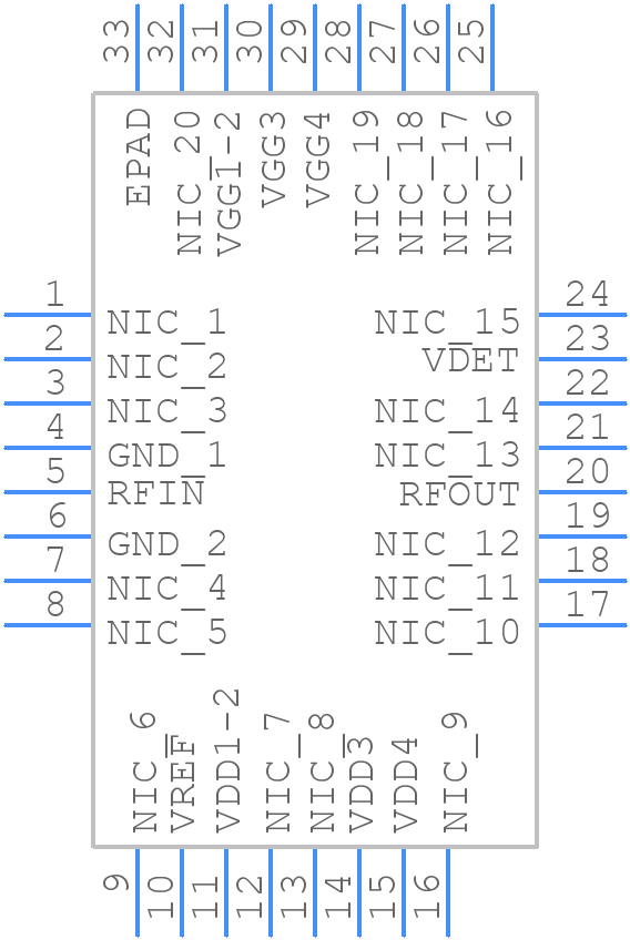 ADPA1120ACPZN - Analog Devices - PCB symbol