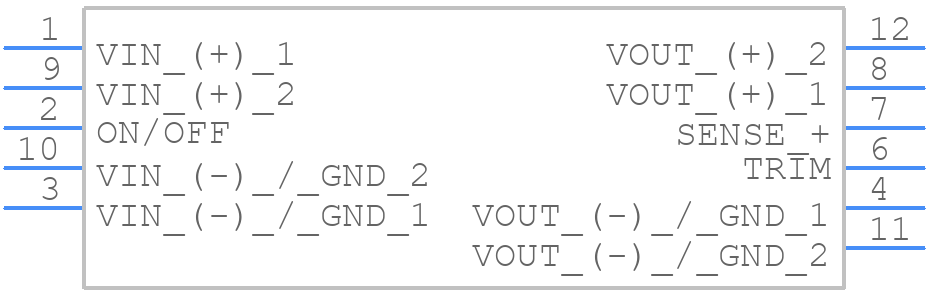 I7A24080A033V-0C0-R - TDK Lambda - PCB symbol