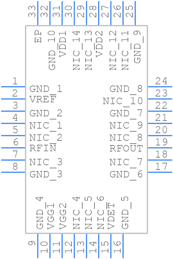 ADPA1106ACGZN - Analog Devices - PCB symbol