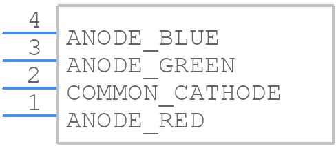 TJ-L5FPTXHMCSLCRGB-A5 - TOGIALED - PCB symbol