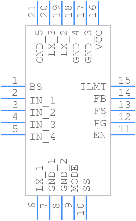 SY8308RBC - Silergy - PCB symbol