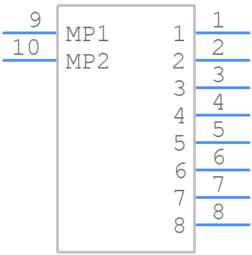 956224881 - Molex - PCB symbol