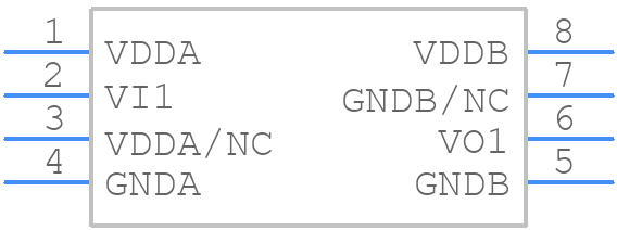 CA-IS3710LS-Q1 - ChipAnalog - PCB symbol