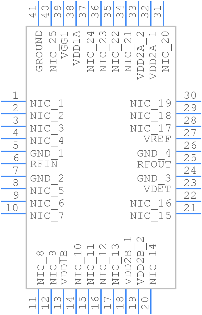 ADPA1107ACPZN-R7 - Analog Devices - PCB symbol