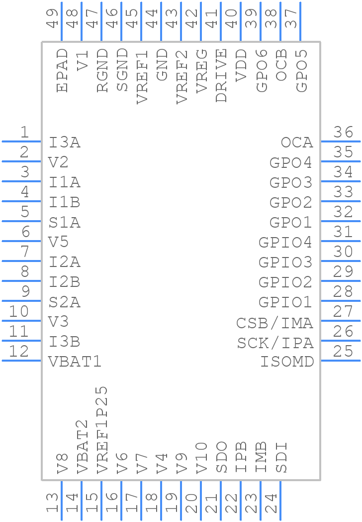 ADBMS2950WCCSZ - Analog Devices - PCB symbol