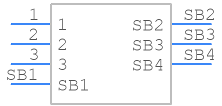 2-1825137-6 - TE Connectivity - PCB symbol