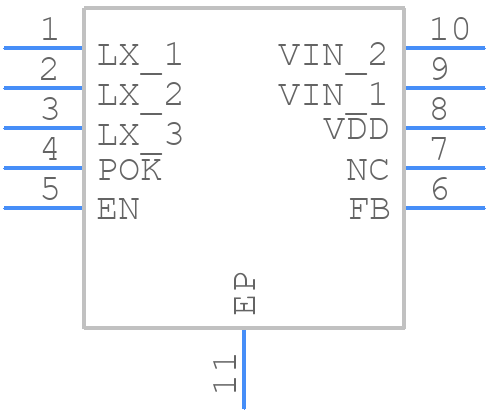 uP1727PDDA - UPIMICRO - PCB symbol