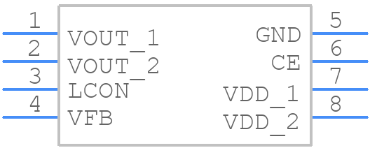 RP115L211D5-E2 - Nisshinbo - PCB symbol