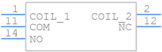 RM45N-3011-85-1005 - Relpol - PCB symbol