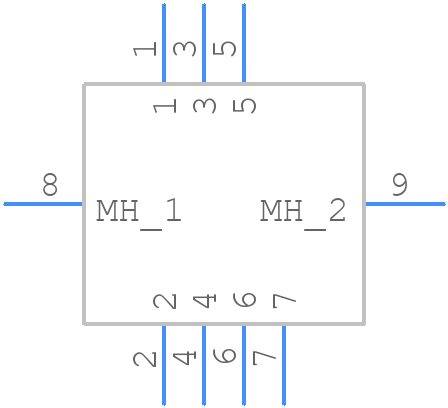DF07M30 - Positronic - PCB symbol